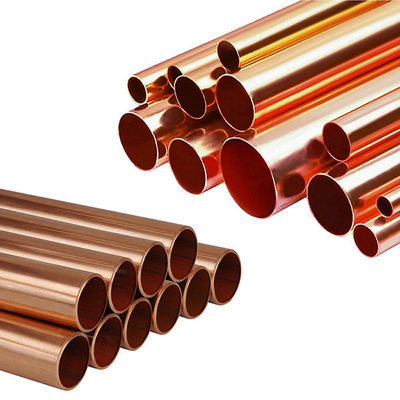 kwaliteit  C10100 C10200 99.9% Pure Copper Piping C11000 15mm 22mm For Water Pipes fabriek